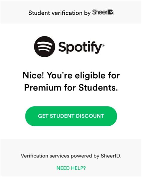 what schools are eligible for spotify student discount